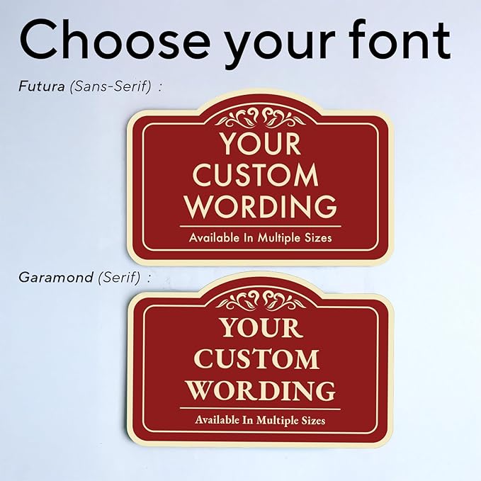 Custom Decorative Outdoor Metal Sign - Image 9