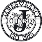 Personalized Family Name Sign Last Name Signs by ENFODREAM