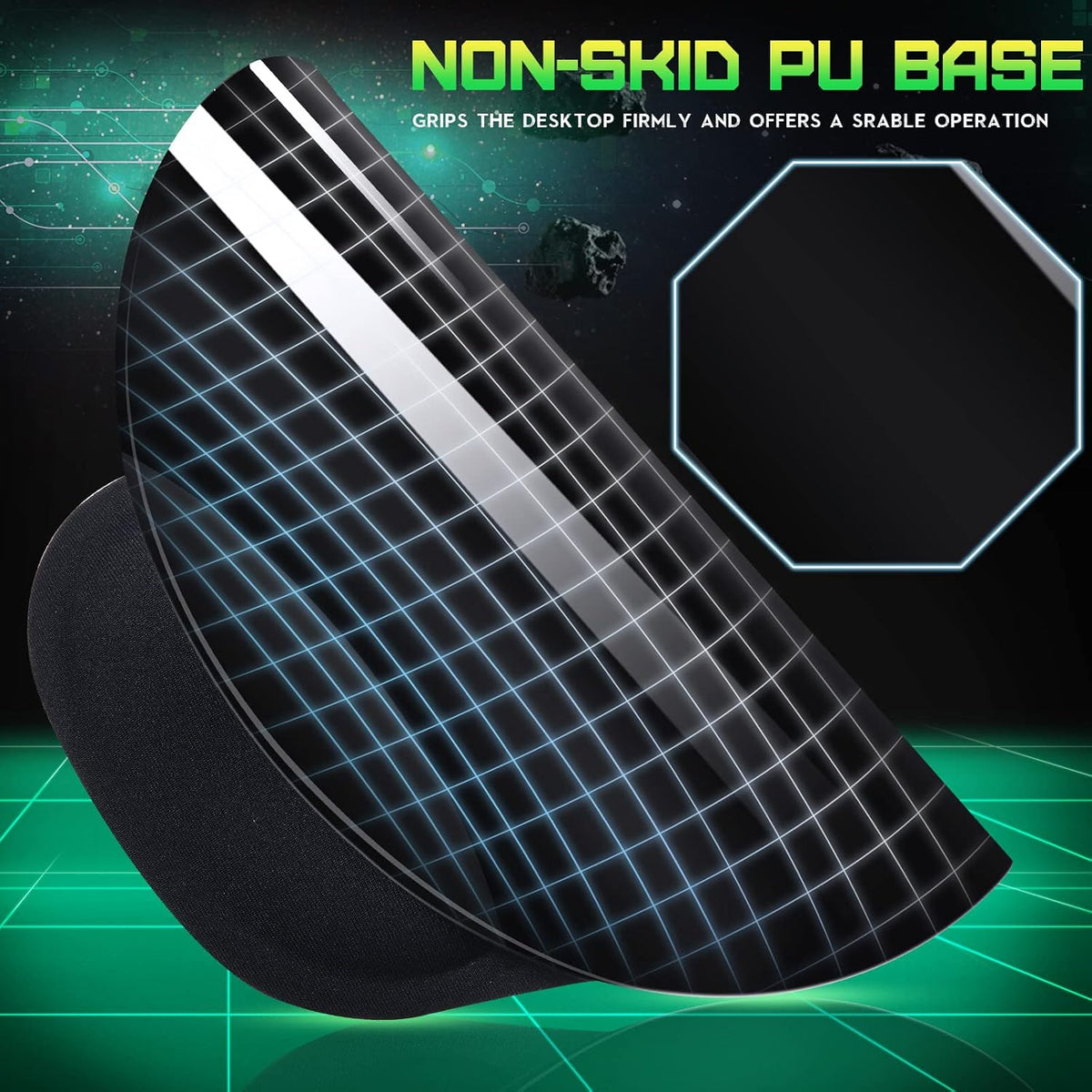 20 Pieces Ergonomic Mouse Pad with Wrist Support Gel Mouse Pad with Wrist Res...
