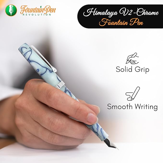 FPR Himalaya V2-Chrome Ultra Flex Nib Pen - Image 2