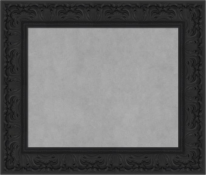 Amanti Art Black Framed Magnetic Board 23x27 Small Vision Board by AmantiArt