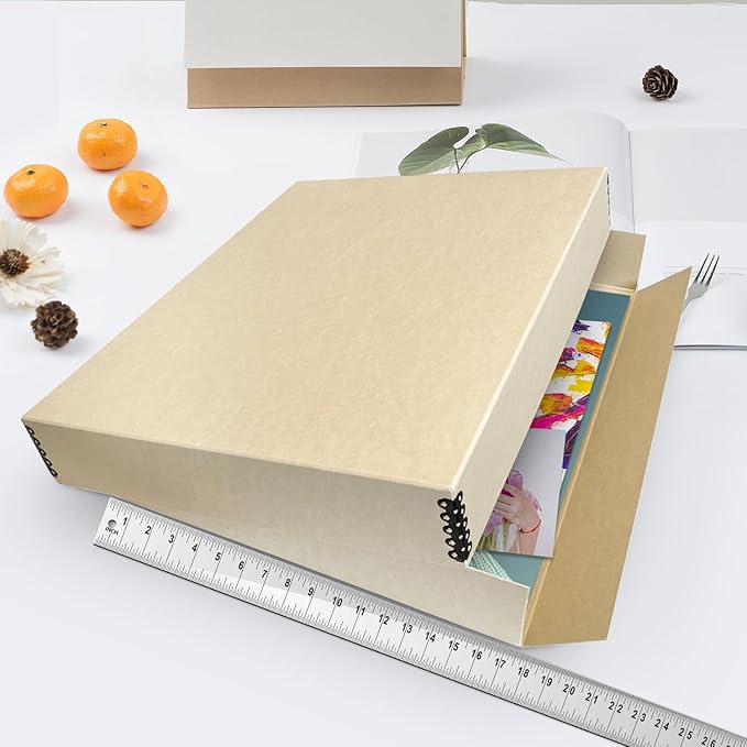 Lineco Museum Archival Storage Box, 17.75x22.75x3 in. Drop Front Design. - Image 3
