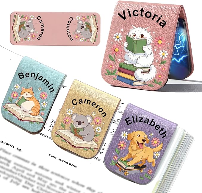 Magnetic Bookmark Clip Personalized by Unknown