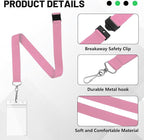 24-Pack Pink Breakaway Lanyards - Image 4