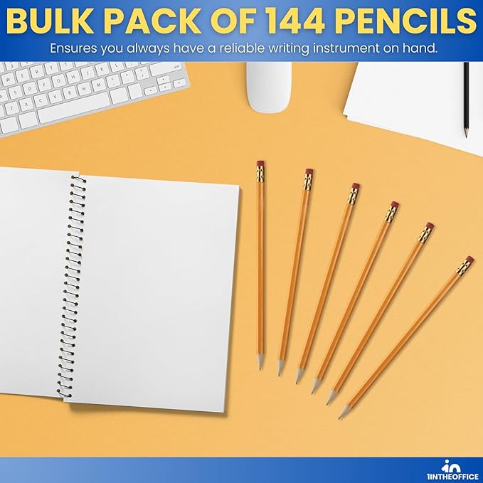1InTheOffice Pre Sharpened Pencils #2, Pencils - Image 6