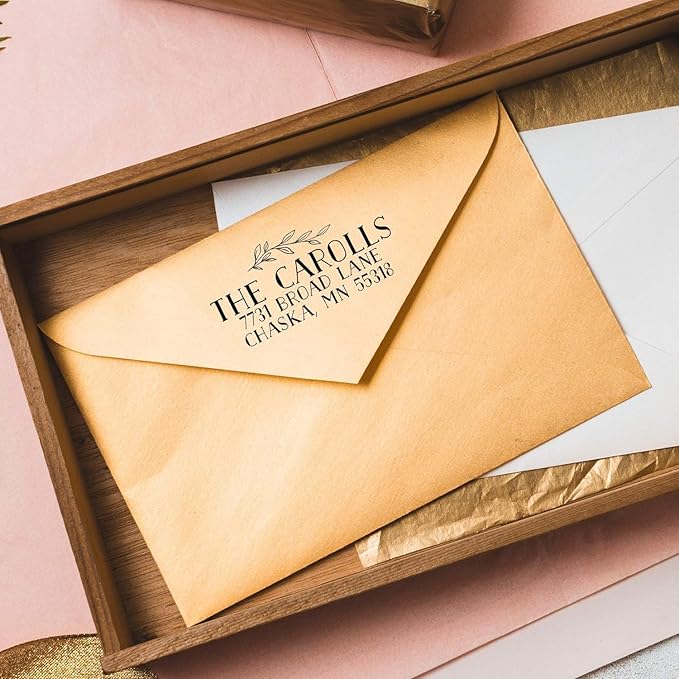 Self Inking Modern Address Stamps | Custom Return Address Stamper - Image 9