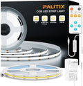 PAUTIX COB LED Strip Light 32.8ft, LED Lights UL-Listed Daylight White 6000K