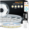 PAUTIX COB LED Strip Light 32.8ft, LED Lights UL-Listed Daylight White 6000K by PAUTIX