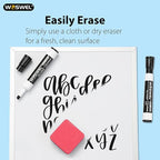 WOSWEL Dry Erase Markers, Chisel Tip Whiteboard Markers, Low Odor Thick Dry - Image 8