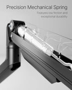 monTEK Deluxe Monitor Arm with USB A/C up to 40 Inch Holds 26.4 lbs Curved - Image 7