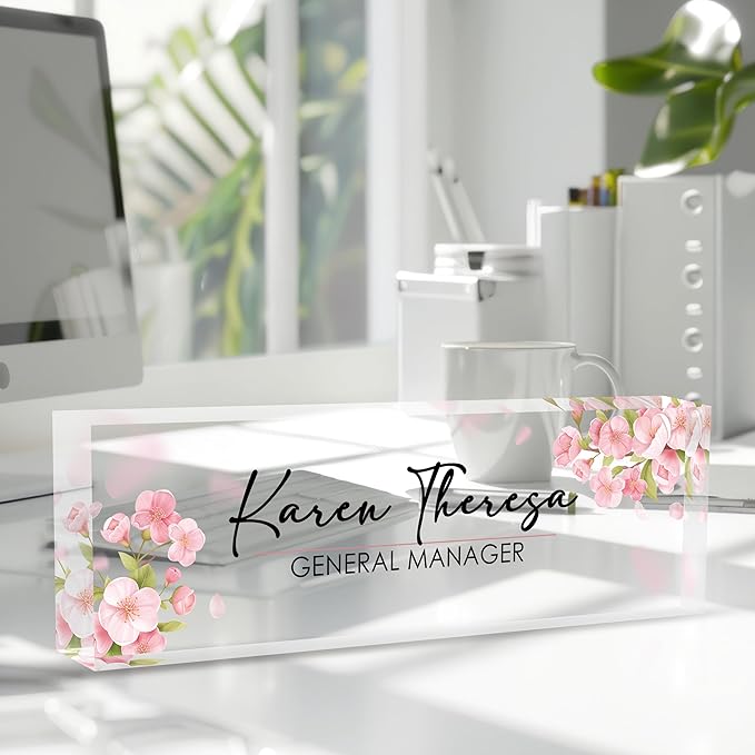 Custom Office Name Plate, Personalized Gifts - Image 2
