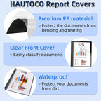 HAUTOCO 12 Pack Plastic Report Covers - Image 5