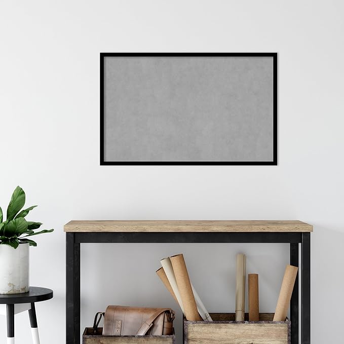 Amanti Art Black Framed Magnetic Board 21x33 Large Vision Board - Image 5