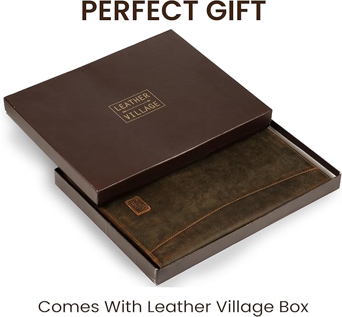 Leather Village Leather Portfolio Organizer - Image 4