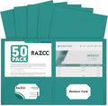 Two Pocket Folders, RAZCC 50 Pack 2 Pocket Folders Fit Letter Size Paper by RAZCC