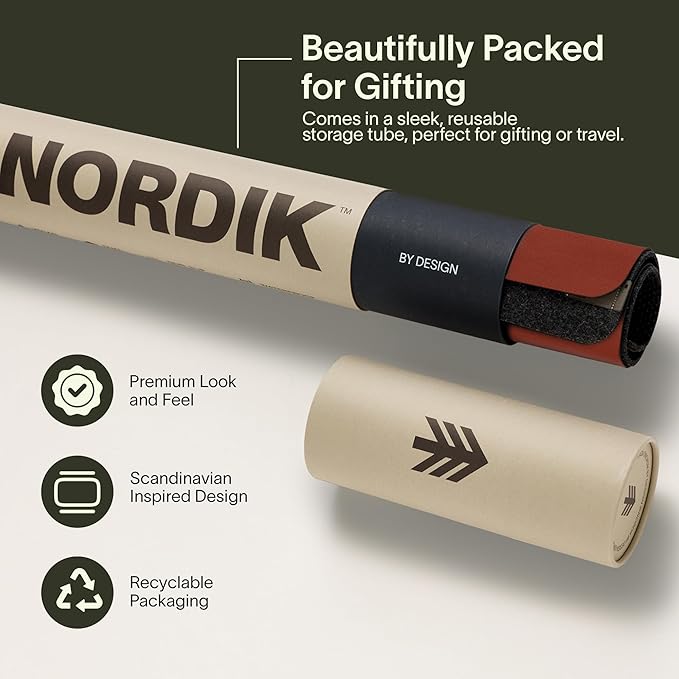 Nordik Felt and Leather Desk Mat - Image 3