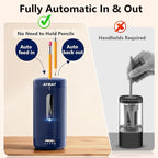 AFMAT Electric Pencil Sharpener, Fully Automatic Pencil Sharpener, Auto in & Out - Image 2