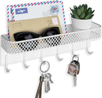 Lwenki Key Holder for Wall – Decorative Stainless Steel Key Hanger by Lwenki