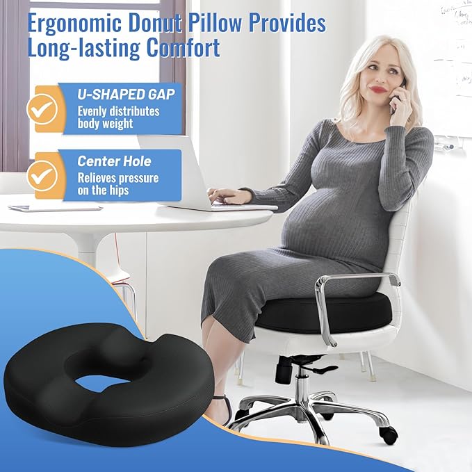 CloudBliss Donut Pillow Seat Cushion - Image 3