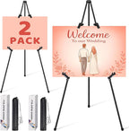 VAIIGO 2Pack Black Easel Stand for Sign & Poster by VAIIGO