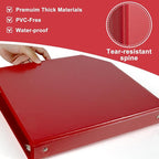CIXILDTS 1-Inch Round Ring Binder, Standard 3 Ring Binder Fit Letter Size Paper - Image 3