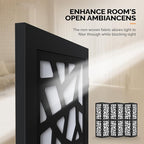 VINGLI 70'' H Room Divider, Non-Woven Fabric Privacy Screen, Indoor Partition - Image 4
