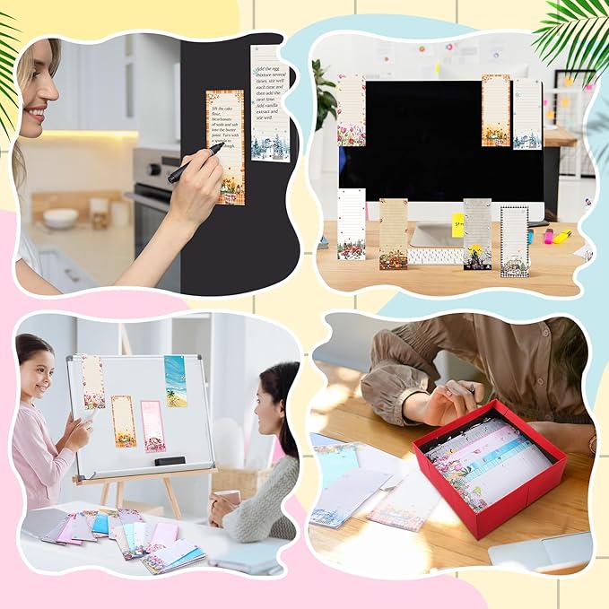 Eaasty 12 Pcs Seasonal Holiday Magnetic Notepads - Image 5