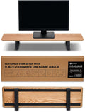 ULTRARM Moodular Wooden Monitor Stand 33.4” Desk Organizer