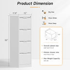 Bestoo 4-Drawer File Cabinet - Image 3