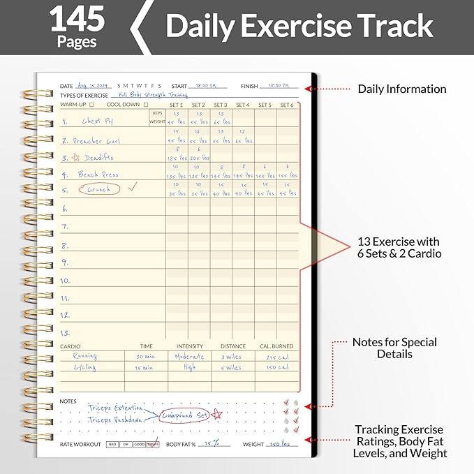 Fitness Journal Workout Planner - Image 2