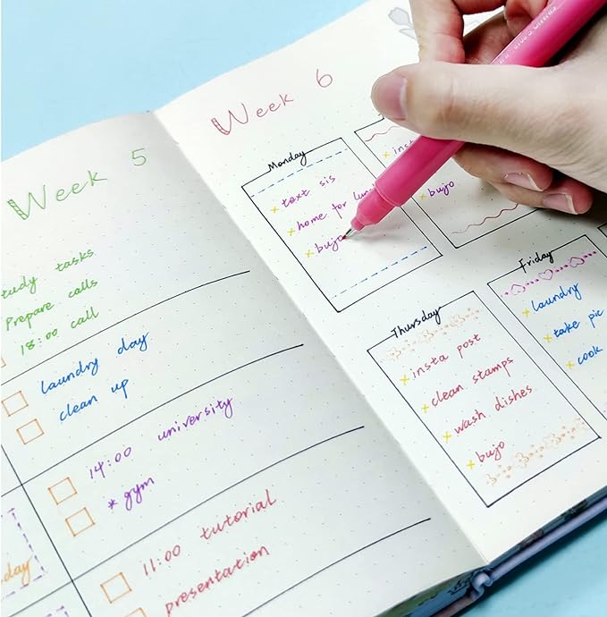 AECHY 8PCS Curve Highlighter Pen - Image 5