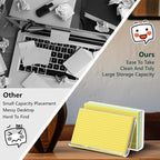 2 Pack Index Card Display Stand 4x6 Index Card Storage Box Flash Card Holder - Image 4