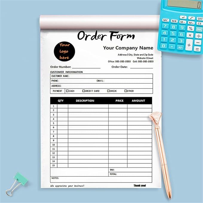 Custom Invoice Book in 3-Part /2-Part Receipt Book - Image 6