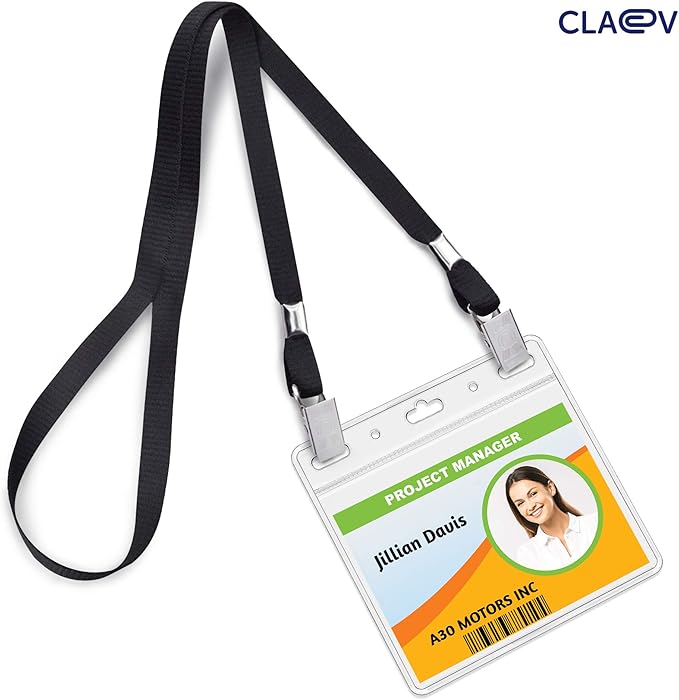 Claev - Horizontal Flexible and Tear Resistant Card Protector - Clear, 4x3 Inch - Image 5