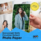 PPD 50 Sheets Inkjet Matte Double Sided Heavyweight Photo Quality Paper LTR 8.5 - Image 3