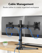 huanuo 32 inches dual monitor stand up to, package contents