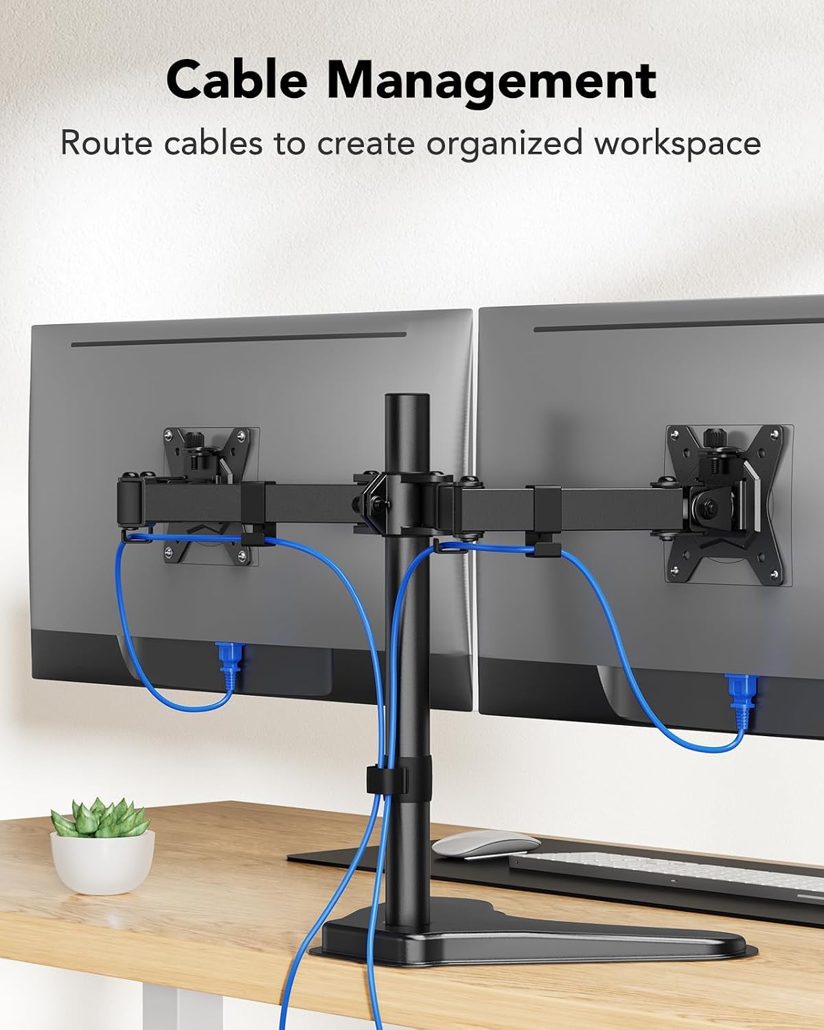 huanuo 32 inches dual monitor stand up to, package contents