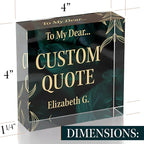 Custom Acrylic Sign Personalized, Custom Desk Name Plate, 18 Styles, - Image 6