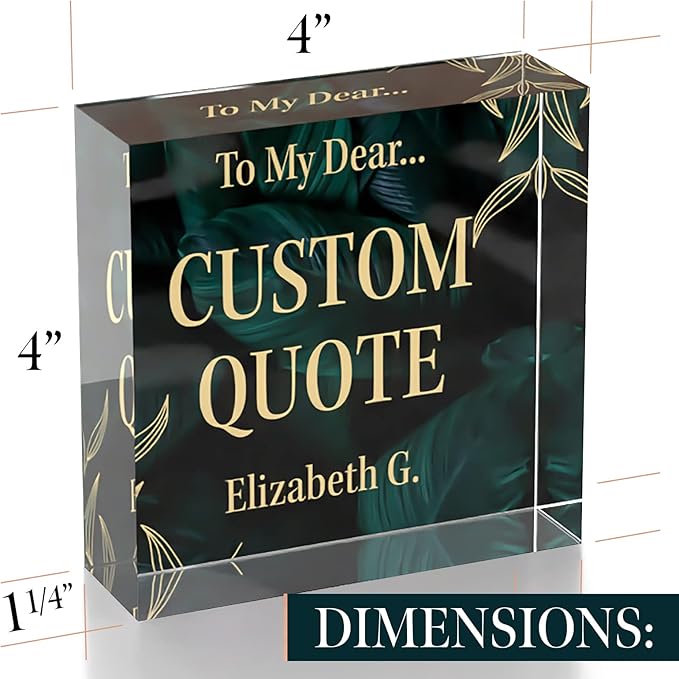 Custom Acrylic Sign Personalized, Custom Desk Name Plate, 18 Styles, - Image 6