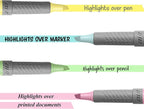 BIC Brite Liner Grip Pastel Highlighter Set, Chisel Tip, 12-Count Pack of - Image 2