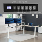 VIVO Electric Corner 84 x 63 inch L-Shaped Standing Desk, Memory Height - Image 5