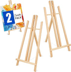 ESRICH 2pcs 17 Inch Tabletop Easels, Easel Stand by ESRICH