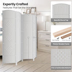 Cocosica 4 Panel Room Divider, 6Ft Folding Privacy Screen, Tall - Image 2