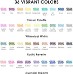 Grabie Erasable Gel Pens, 36 Colors Erasable Pens, Make Mistakes Disappear - Image 9