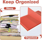 Two Pocket Folders, PANDRI 50 Pack 2 Pocket Folders, Letter Size Paper File - Image 3