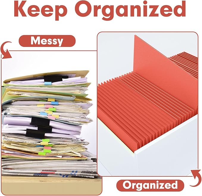 Two Pocket Folders, PANDRI 30 Pack 2 Pocket Folders, Letter Size Paper File - Image 3