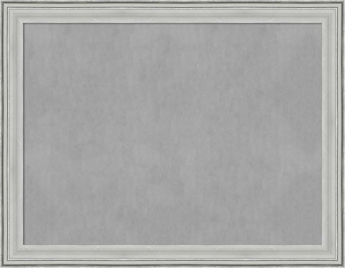 Amanti Art Silver Framed Magnetic Board 21x27 Medium Vision Board by AmantiArt