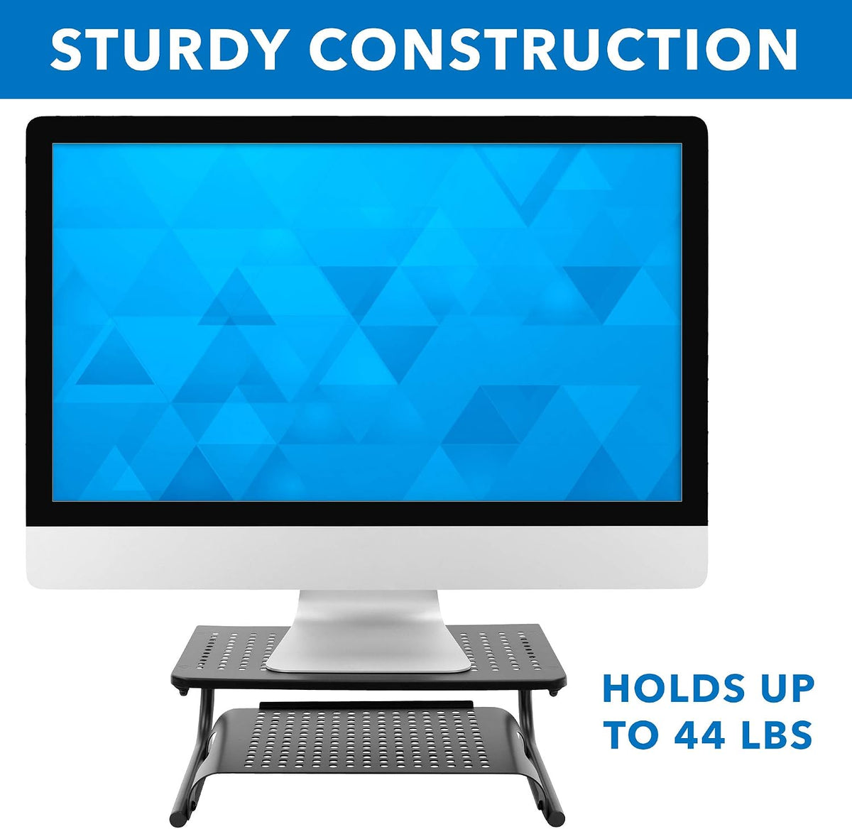 Mount-It! 2 Tier Desk Organizer Riser | Computer Monitor Stand with Keyboard ...