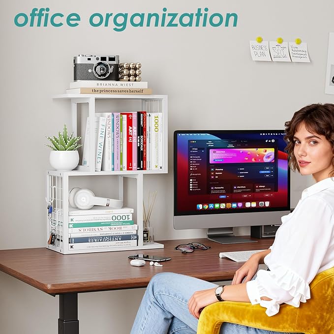 Vfelf Desktop Bookshelf Organizer - Image 4