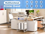 GEORIS 3 Tier Metal Printer Stand Shelf, Fax Marchine - Image 4